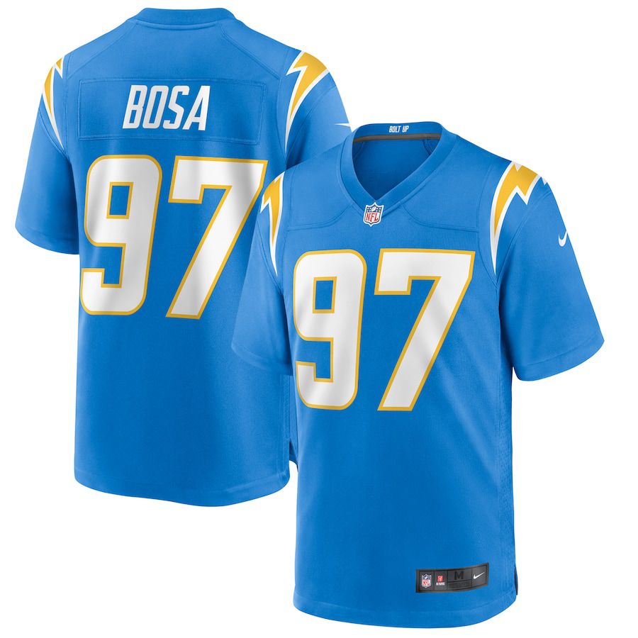 Men Los Angeles Chargers 97 Joey Bosa Nike Powder Blue Game NFL Jersey